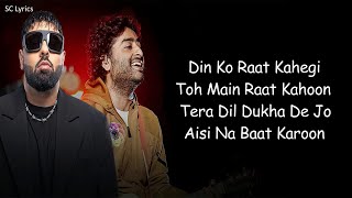 Soulmate (Lyrics) - Arijit Singh x Badshah  Ek THA