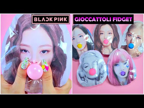 FAI DA TE - IDEE PER GIOCATTOLI FIDGET BLACKPINK - CARTA GOMMOSA BLACKPINK-BLACKPINK MASTICANO GOMMA