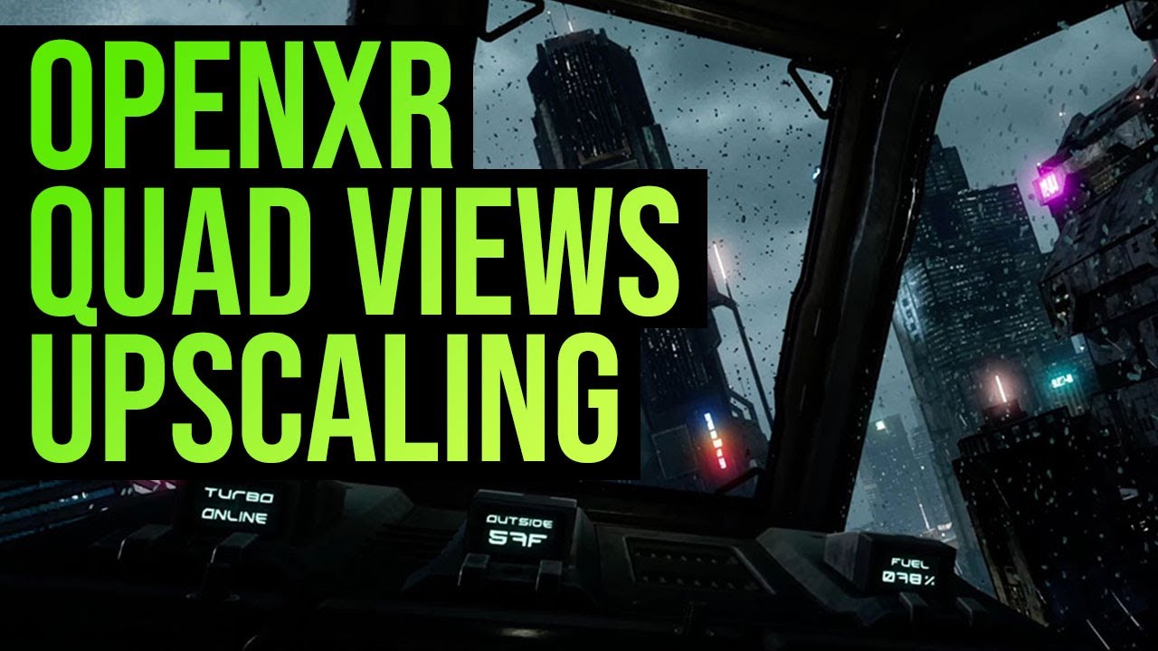 Native OpenXR & Quad Views & Upscaling in Pimax Play — September Progress Update