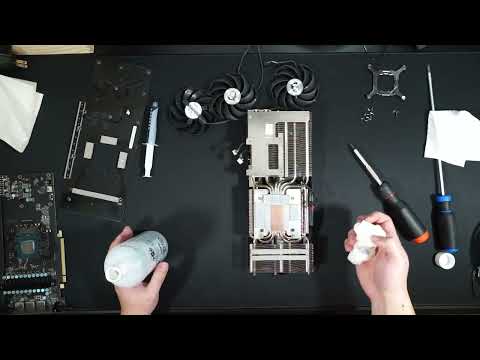 MSI RTX 3070 Ti Gaming X Trio Fan Replacement and Thermal Paste Replacement