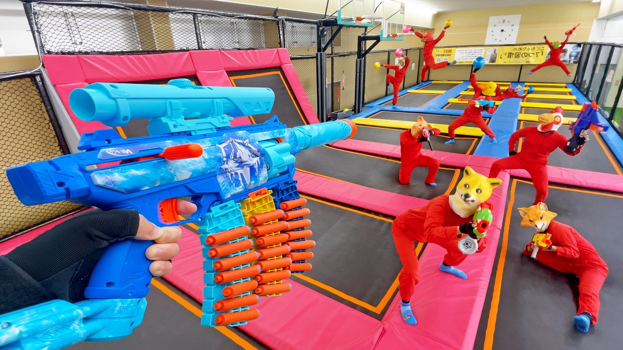 Nerf War | Amusement Park Battle Collection 18(Nerf First Person Shooter).m4v