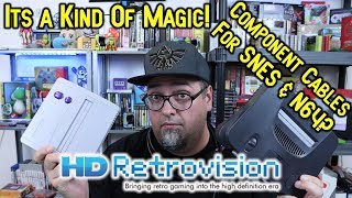 What Is This Magic? HD Retrovision Component Cables For SNES & N64!