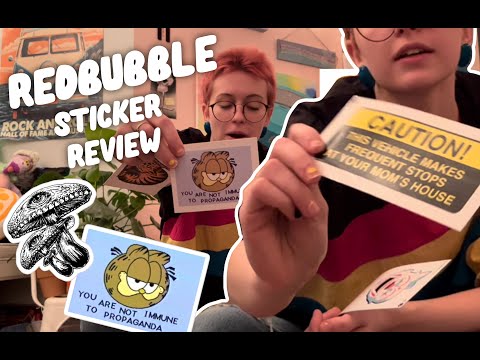2nd YouTube video about are redbubble stickers waterproof