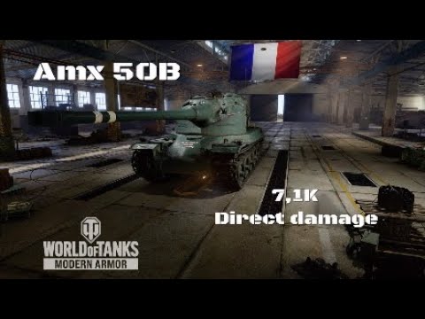 Amx 50B in Viñedos: 7,1K direct damage|Wold of Tanks | Wot console