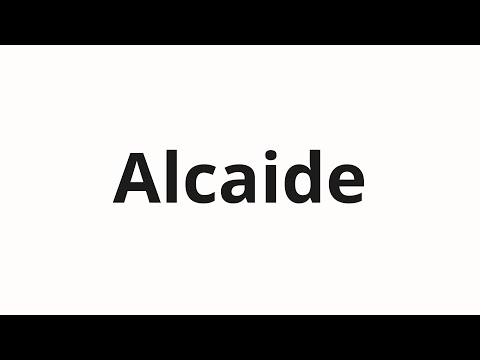 How to pronounce Alcaide