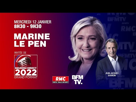 🔴 EN DIRECT - Marine Le Pen invitée de Bourdin Direct - Grand Format