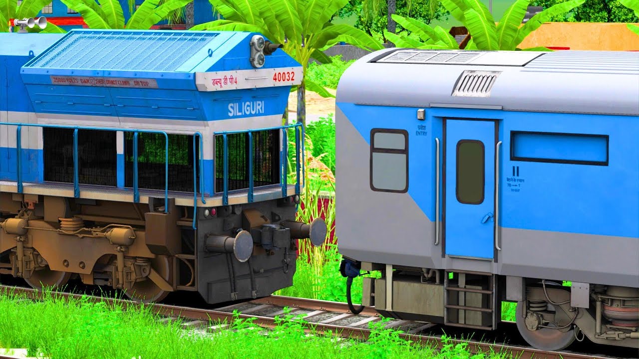 WDP4 SHUNTING LHB AC CHAIR CAR COACH | BUMPY RAILROAD | Train Simulator | Railworks 3 | NTG GAMING