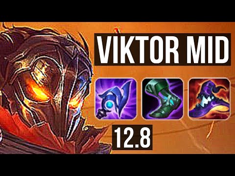 VIKTOR vs KAI'SA (MID) | 6 solo kills, Legendary, 1.7M mastery, 300+ games | BR Diamond | 12.8