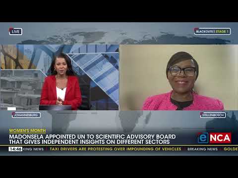 Madsonela appointed UN Scientific Advisory Board