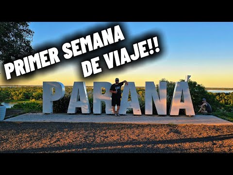 Primer semana de viaje desde las varillas hasta parana entre rios!!