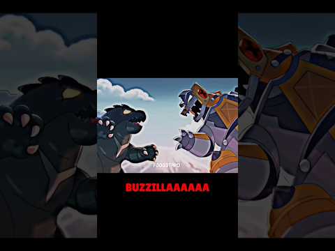 buzz vs BUZZILLA 💀voice line's #brawlstars #supercell #gaming #brawltalk #godzilla #mutations