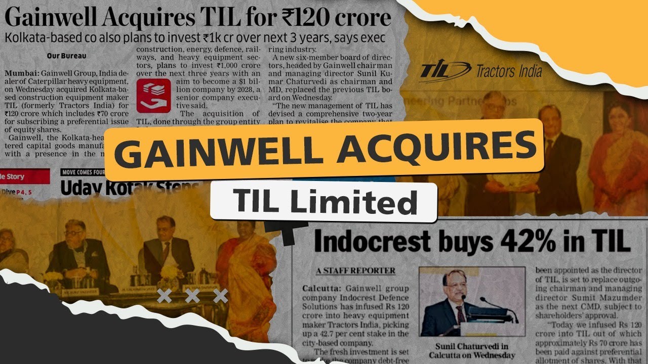 The Gainwell Group acquired a major stake in TIL, a manufacturer of infrastructure equipment.