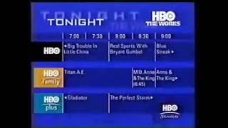 HBO The Works | HBO Schedule Promo (2000)