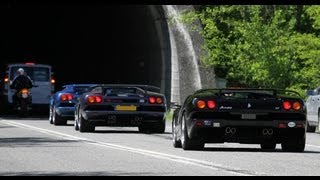 preview picture of video 'Lamborghini 50th anniversary 2013 The epic tunnel - Grande Giro - Day 1 - N°3/3'