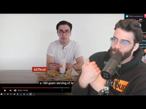 HasanAbi Reacts to US vs UK Burger King | Food Wars