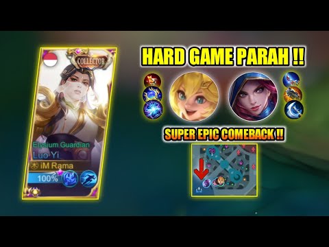 SOLO RANKED HARD GAME PARAH!! Hampir Kalah Tinggal 1 Turret !!