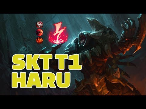 Rengar Jungle - SKT T1 Haru Playing Rengar Jungle - Korean Pro Replay