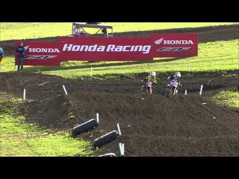 European Championship Round of Great Britain EMX150 Race 2 Highlights - motocross 2015
