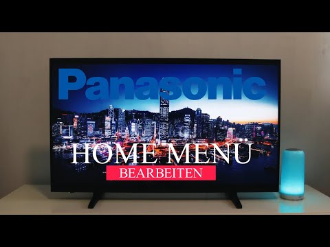 Panasonic TV 2022 Start Menu Edit