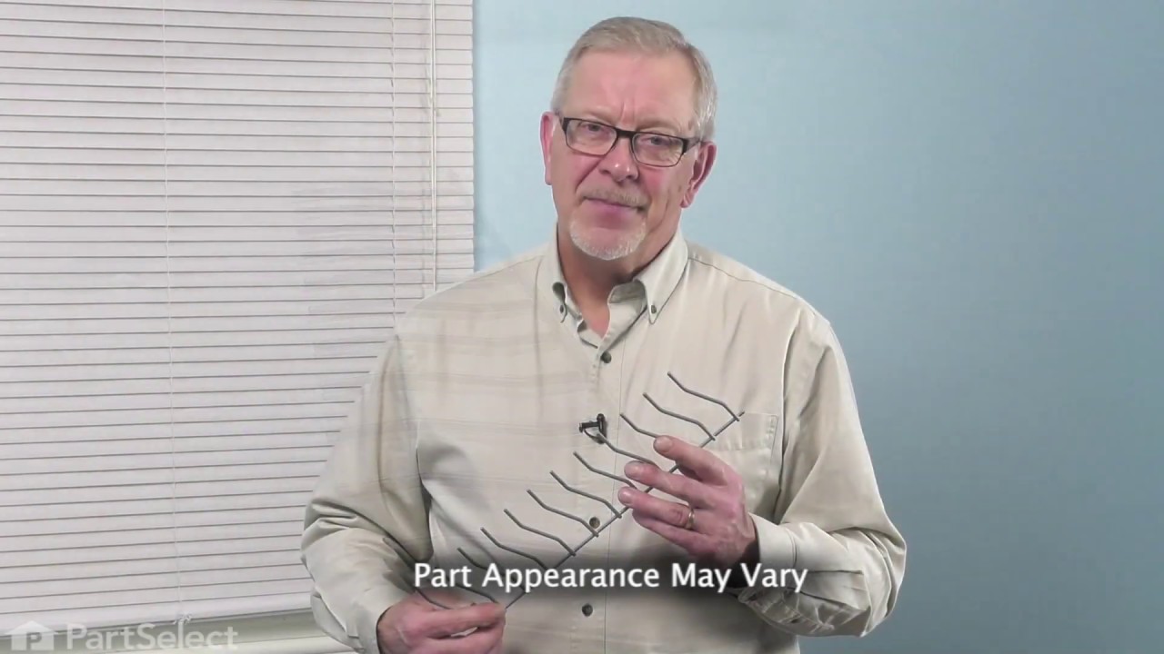 Replacing your Frigidaire Dishwasher FOLD DOWN FENCE W CLIPS,LOWER