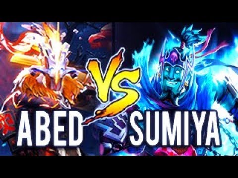 Abed VS SumiYa - Top 1 MMR Vs Genius Carry Storm Spirit Dota 2