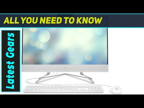 HP 22" FHD All-in-One Desktop Computer - Latest 13th Gen Intel Quad-Core - Office 365 for The Web - 8GB DDR5 RAM - 128GB UFS Storage - Wireless Earbuds - Keyboard and Mouse video review thumbnail