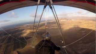 preview picture of video 'Hang gliding Lanzarote - El Cochillo'