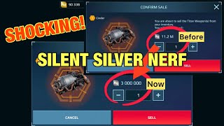 SHOCKING Silent Silver Nerf for Selling Titan Weapons & Modules! | War Robots