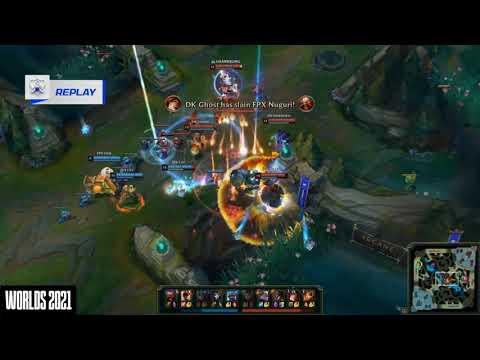 Watch FPX Nuguri nearly bait his team with his tilted play