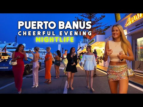 NIGHTLIFE MARBELLA PUERTO BANUS 2025 MAY SPAIN 🇪🇸 Málaga [4K]