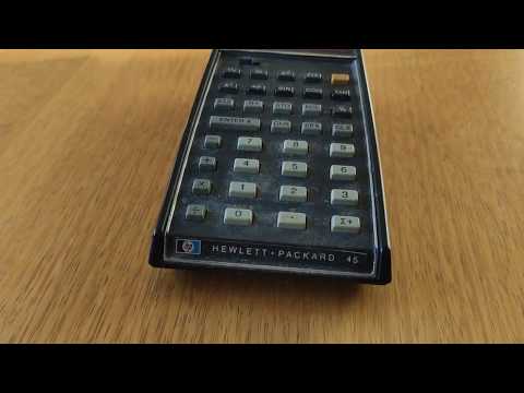 The HP45 Calculator  working again
