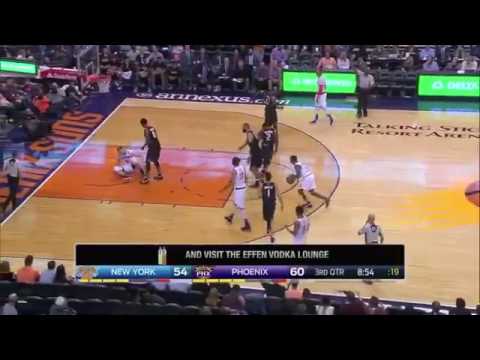 Kristaps Porzingis vs Marquese Chriss NBA FIGHT New York Knicks vs Phoenix Suns 12/13/16