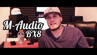 Video thumbnail for "M Audio BX8 d2 Studio Monitors" Review 2014 Home Studio by 88Beats