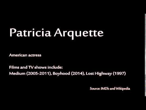 How to pronounce - Patricia Arquette
