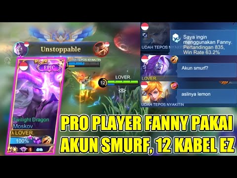 TOP GLOBAL MOSKOV BERHASIL GENDONG PRO PLAYER FANNY - MOBILE LEGENDS