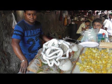 Egg Sandwich | Corn Sandwich | Cheese Sandwich | Kolkata Street Food | Tasty Indian Food Video