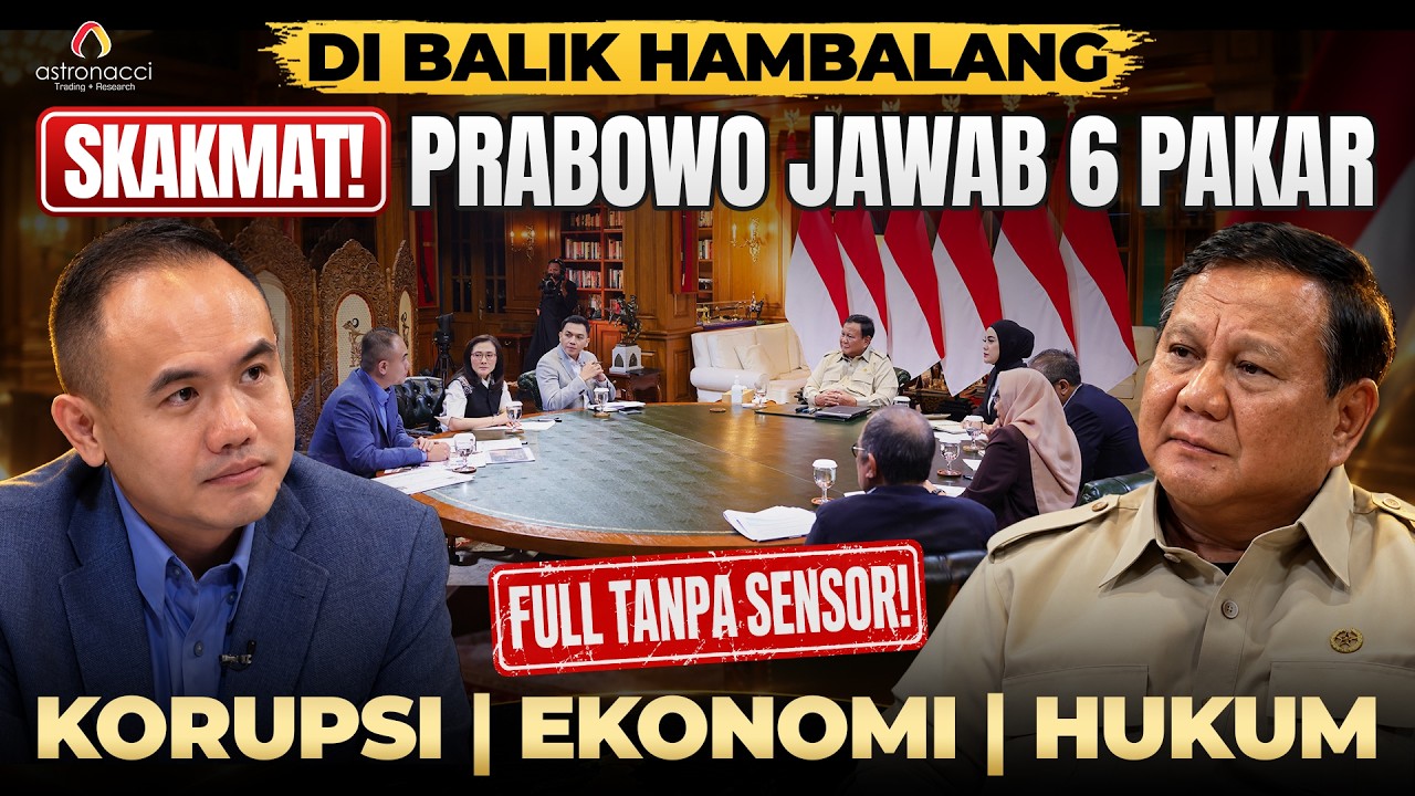 INDONESIA KRISIS?? Presiden Prabowo di cecar 6 Orang Tanpa Sensor!!