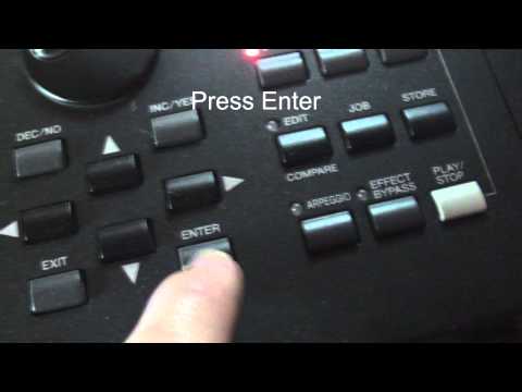 Reset Factory Settings on Yamaha S90 Keyboard