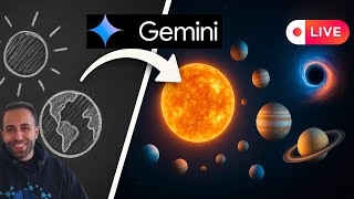 Google Gemini 2.5 Pro Turned My Sketch Into a LIVE Solar System & Black Hole 🌌 (Insane Code Demo!)