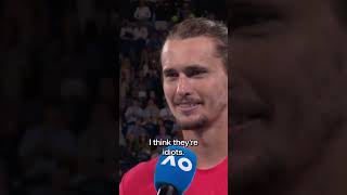 [情報] Zverev：他們都是呆瓜