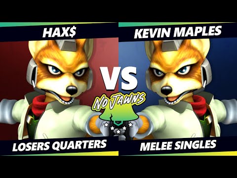 No Jawns 3 Top 8 - Hax$ (Fox) Vs. Kevin Maples (Fox) Smash Melee - SSBM