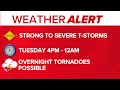 Tracking severe weather: Strong to severe storms with tornadoes possible in Columbus, Ohio