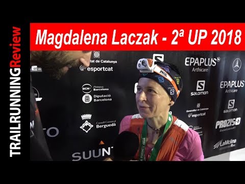Salomon Ultra Pirineu 2018 - Magdalena Laczak - Segunda casi toda la carrera hasta el final