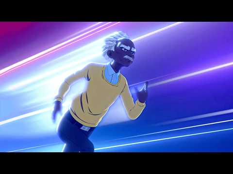 Dispatch - Chase Saves Invisigal from Shroud (Episode 6 Ending Scene)