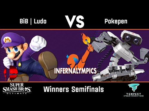 BiB | Ludo (Mario) VS Pokepen (ROB) - Winners Semifinals - Domino Effect: Infernalympics