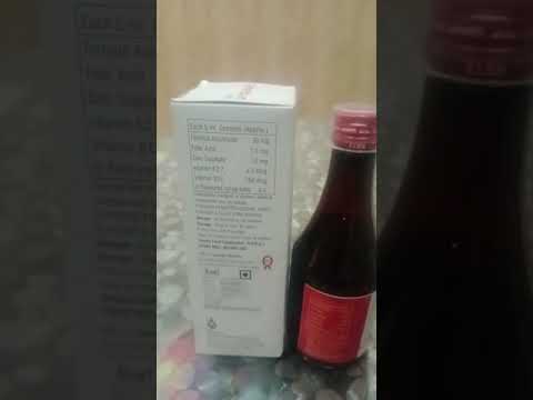 Iron syrup iron tonic, packaging type: bottle, packaging siz...