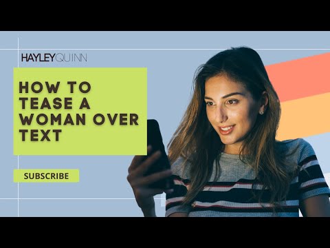 How she wants you to TEXT HER | How to Tease a Woman over Text!