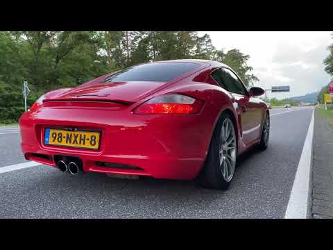 Cayman S 987 320hp drag 0-100km/h 4.7sec
