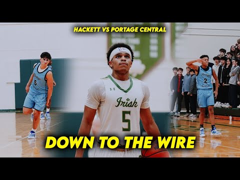 Season Opener DID NOT DISSAPOINT!! Portage Central vs Hackett (Came Down to the Wire)