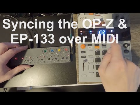 Tutorial: syncing the EP-133 KO II & OP-Z over MIDI (USB & TRS/3.5mm)